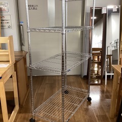 メタルラック(キャスター付き)【町田市再生家具】252266の画像