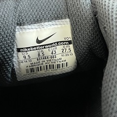 Nike ブラック ランニングシューズ ナイキ 27.5センチの画像