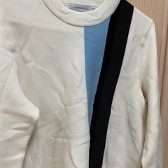 WRAPINKNOT カラーブロック　ニットの画像