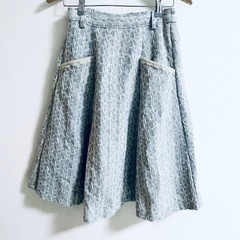 axes femme アクシーズファム ツィード スカート Mの画像