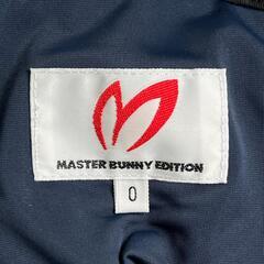 美品 MASTER BUNNY EDITION マスターバニーエディション ベルベットストレッチスカート ブランドロゴ オールシーズン スカート コットン/レーヨン ネイビー レディース 0(S) ゴルフウェア【古着】【中古】の画像