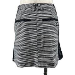 美品 MASTER BUNNY EDITION マスターバニーエディション 千鳥格子 オールシーズン スカート ポリエステル/レーヨン ホワイト レディース 0(S)【古着】【中古】の画像