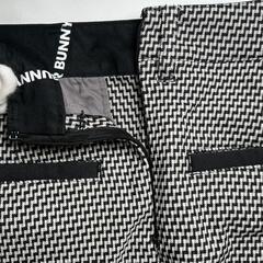 美品 MASTER BUNNY EDITION マスターバニーエディション 千鳥格子 オールシーズン スカート ポリエステル/レーヨン ホワイト レディース 0(S)【古着】【中古】の画像