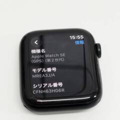 Apple Watch SE 第2世代/GPS/44mm/A2723/ミッドナイト〈MREA3J/A〉の画像