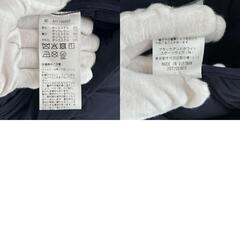 美品 Ambassi アンバスィ 前面プリント 秋冬 AW ダウンベスト ポリエステル/ポリウレタン ネイビー レディース M【古着】【中古】の画像