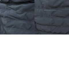 Ampasy アンパスィ ブランドロゴ 秋冬 AW ダウンベスト ポリエステル/ポリウレタン ネイビー レディース 36(S) ゴルフウェア【古着】【中古】の画像