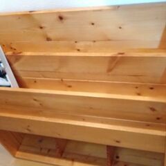 【値下げ】絵本ラック 絵本棚 DIY 大きめの画像