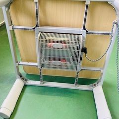 カジュアルこたつ　正方形　天板リバーシブル　白　木目調　TK-753P 動作確認済みの画像