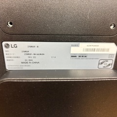【ほぼ未使用】LG スマートモニターの画像