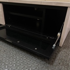 東同Z#490 サンウッド ローボード ホワイト 木目調 インテリア 家具 テレビ台 収納 オシャレの画像