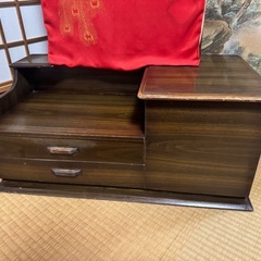 古い鏡台 ドレッサーの画像