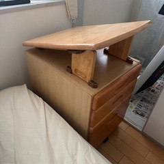 図面・工作などの作業用天板付き引き出しの画像