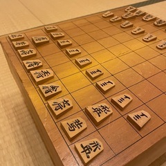 一枚板　貴重　将棋盤と駒の画像