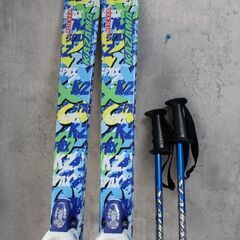 お引取り限定 KAZAMA カービングスキー4点セット 板146cm ブーツ25cmの画像