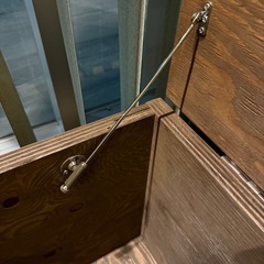 木製オーダーベンチ（収納付き）の画像