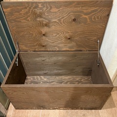 木製オーダーベンチ（収納付き）の画像