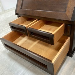 取りに来れる方限定！松本民芸家具のライティングビューローです！の画像
