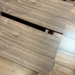 LOWYA ロウヤ ベッド ベッドフレーム ロータイプ ローベッド すのこ 簀の子 低い ナチュラル 木目調 セミシングル ウォルナット おしゃれの画像