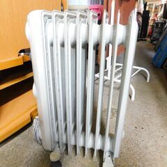 【JM869】DeLonghi HJ0812 8～10畳 オイルヒーター 電気ヒーター ゼロ風暖房 静音 1200W タイマー機能付 デロンギ 暖房器具の画像