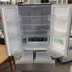 【まるごとチルド】6ドア冷凍冷蔵庫 HITACHI 日立 R-H54TG(S) 540L 2024年製:シルバーの画像
