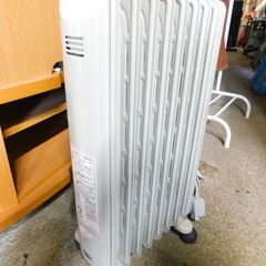 【JM869】DeLonghi HJ0812 8～10畳 オイルヒーター 電気ヒーター ゼロ風暖房 静音 1200W タイマー機能付 デロンギ 暖房器具の画像