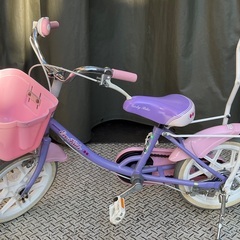 【RKG】特価！ブリジストン/幼児用自転車/エコキッズ/14インチ/アシスト棒つき/中古品の画像