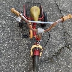 【店頭販売】かわいい三輪車 a.n.d TRIC　ガーデニング　什器　インテリア　用途いろいろの画像