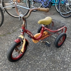 【店頭販売】かわいい三輪車 a.n.d TRIC　ガーデニング　什器　インテリア　用途いろいろの画像