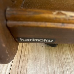 カリモク　キャスター付台　の画像