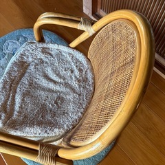 籐椅子 回転式
の画像