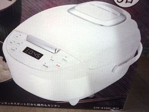 新品 ルームメイト 5合炊き マイコン炊飯ジャー 極UMADAKI(ごくうまだき)  ホワイト RM-210H-WH シンプル機能 炊飯器 新道東店
