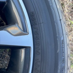 ランドクルーザープラド 150系後期 265/55/ 19　純正　ホイールの画像