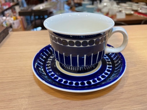 A7140【アラビア】 バレンシア コーヒーカップ ソーサー ヴィンテージ