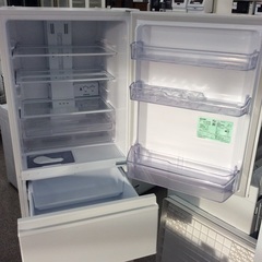 【大容量ビッグフリーザー】3ドア冷凍冷蔵庫 MITSUBISHI 三菱 MR-C33H-W 330L 2023年製:ホワイトの画像