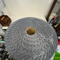 【A】【残量多】アルミ付き断熱シート（プチプチ/緩衝材）幅120cm キャンプやDIYの画像