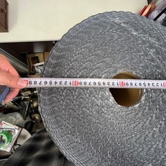 【A】【残量多】アルミ付き断熱シート（プチプチ/緩衝材）幅120cm キャンプやDIYの画像