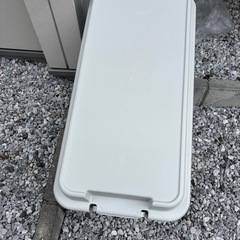 二箱　無印良品　ストッカー　プラスチックケースの画像