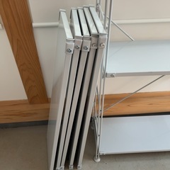 無印スチールユニットシェルフの画像