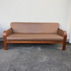 3人掛けソファ　応接用ソファ　在庫2脚　オフィス家具　ロビー　の画像