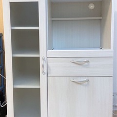 レンジボード　レンジ台　ホワイト　にとりニトリの画像