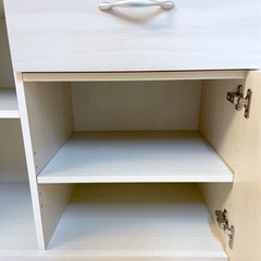 レンジボード　レンジ台　ホワイト　にとりニトリの画像