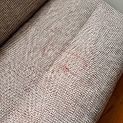 【受渡決定】折りたたみソファの画像