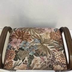 ヴィンテージ ラタン製 ベンチ/スツール 座椅子 オットマン ラタン（籐）籐網の画像