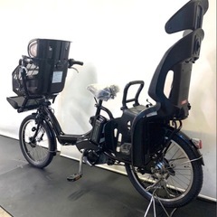 1年保証 送料無料　ブリヂストン　20インチ　黒色　子供乗せ　電動アシスト自転車 g1112の画像