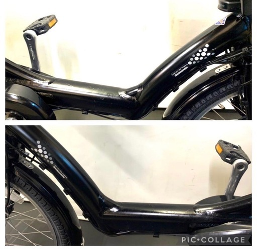 1年保証 送料無料ブリヂストン20インチ黒色子供乗せ電動アシスト自転車 