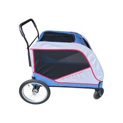 【空気入れ付き】大型ドッグカート　ペットバギー　大型犬　超大型犬　多頭　折り畳みの画像