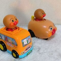 アンパンマン　のりものおもちゃ、おまとめ5点セの画像