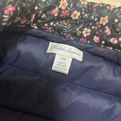 ラルフローレン 24M 花柄ダウンの画像