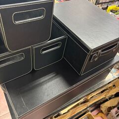 🎀レザー製　収納ボックス🎀の画像