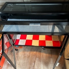 アンティーク飾り棚　コレクションケース　シェルフ　照明付きケース　アンティーク　レトロ　店舗什器　おしゃれ　ショーケースの画像